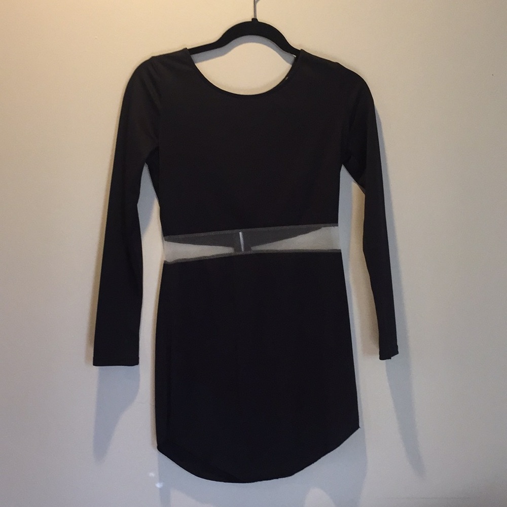 Black Long-sleeved dress NWOT small
